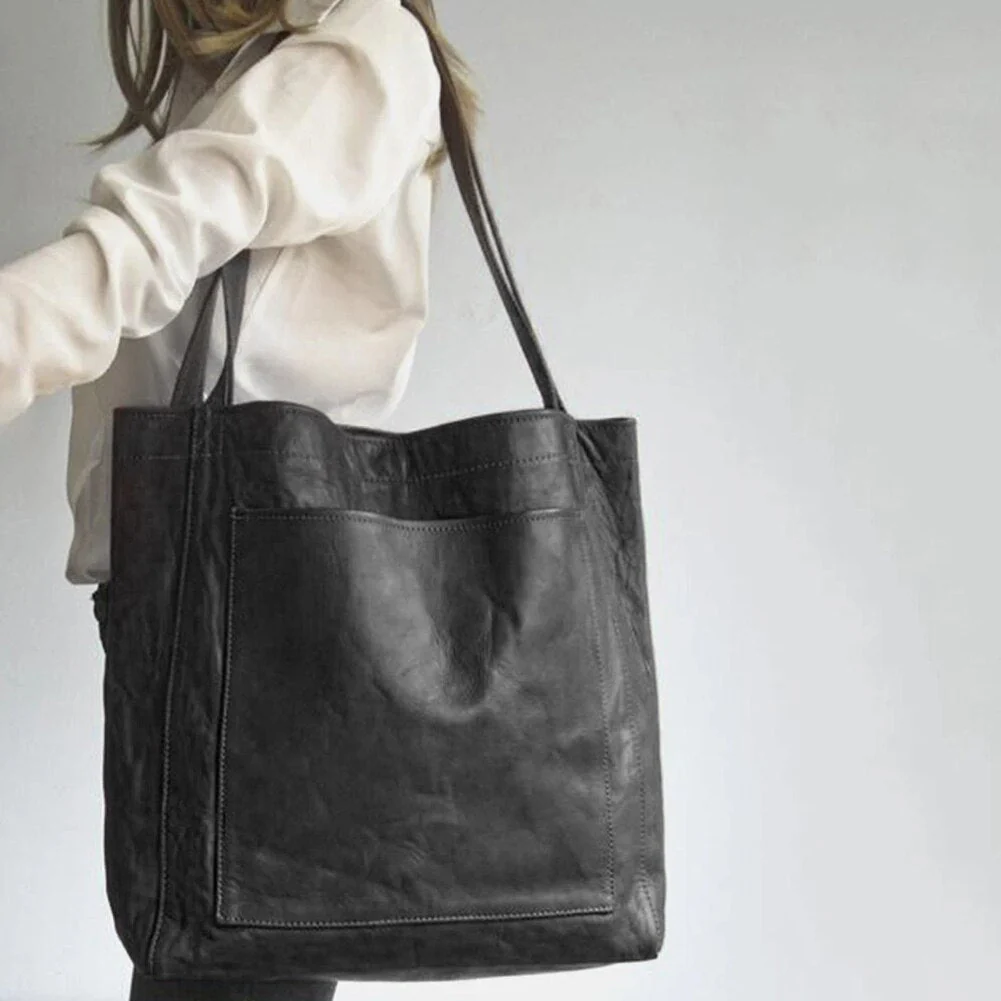 Elegante Damen-Schultertasche, vielseitig, schwarz - Image 5