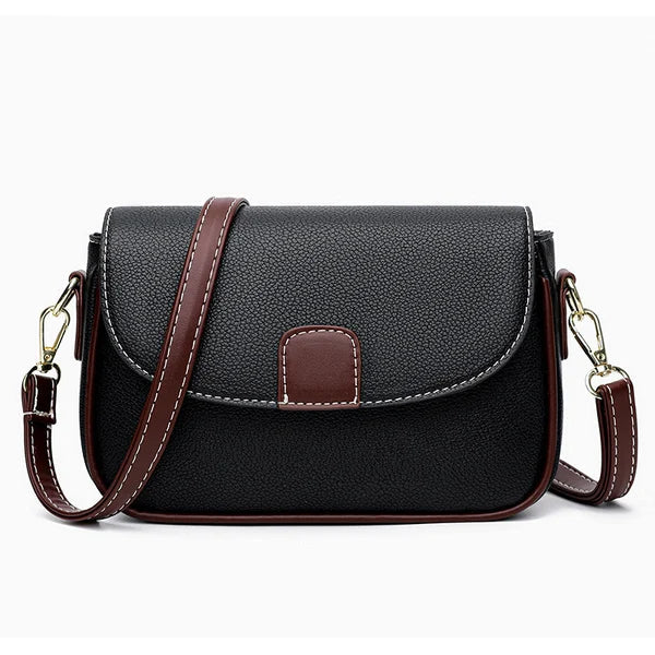 Elegante Damen-Umhängetasche aus stilvollem veganem Leder