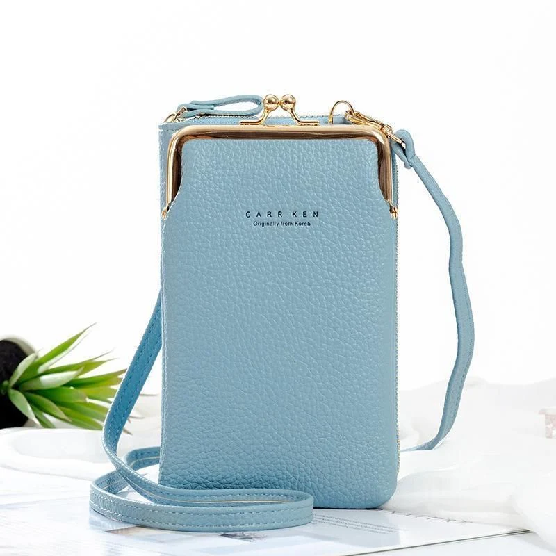 Elegante Damen-Umhängetasche für Handys aus strapazierfähigem PU-Leder - Image 11