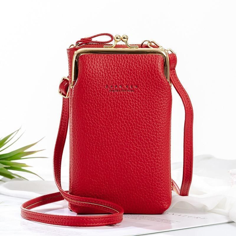 Elegante Damen-Umhängetasche für Handys aus strapazierfähigem PU-Leder - Image 13