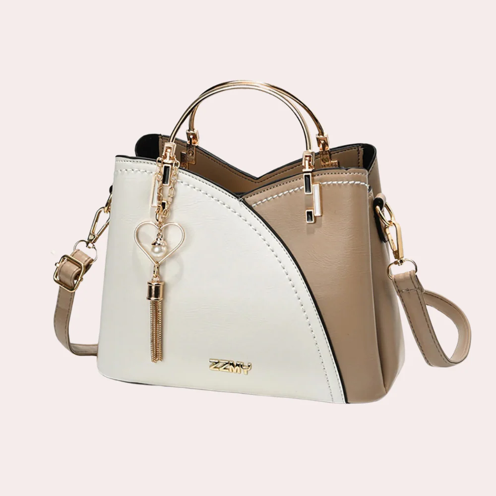 Elegante Damenhandtasche aus stilvollem veganem Leder