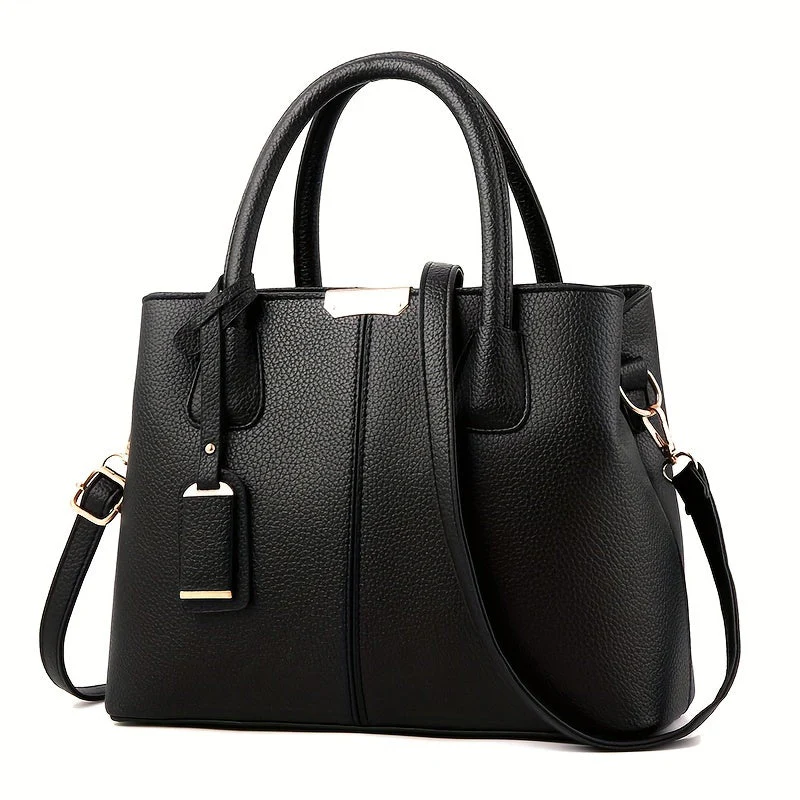 Elegante, geräumige Damenhandtasche aus vielseitigem PU-Leder