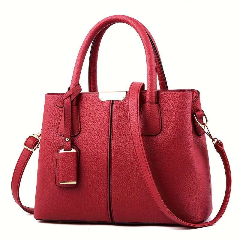 Elegante, geräumige Damenhandtasche aus vielseitigem PU-Leder - Image 5