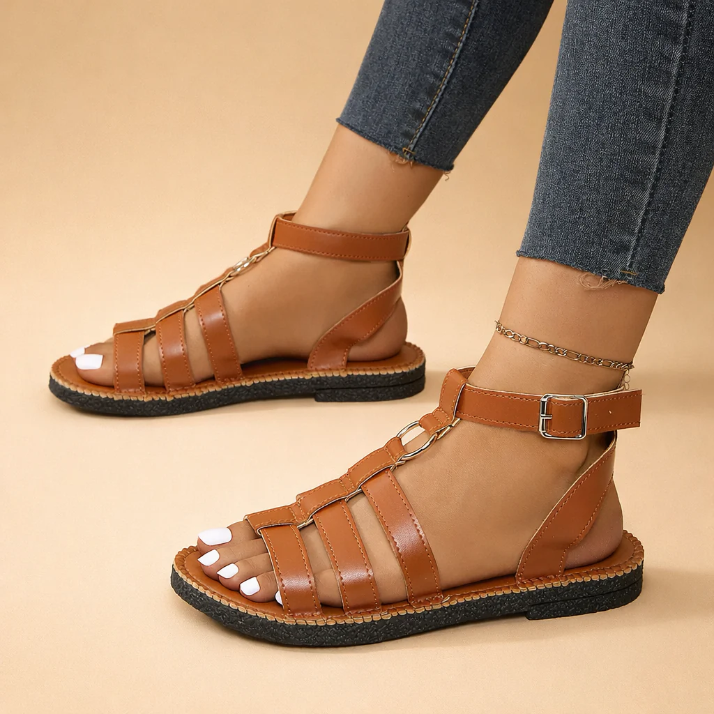 Elegante Gladiatorensandalen Damen – Modische Sommerschuhe mit Riemen für den perfekten Sommerlook - Image 4