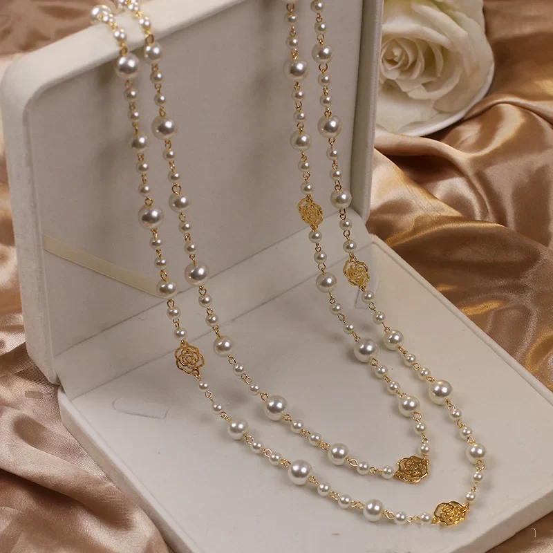 Elegante Gold & Perlenkette