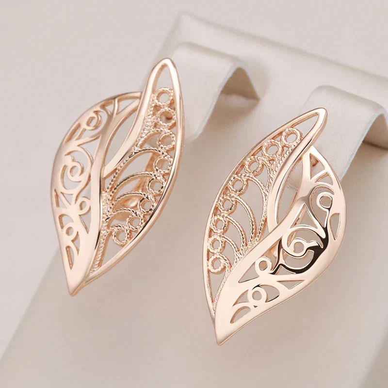 Elegante Goldohrringe