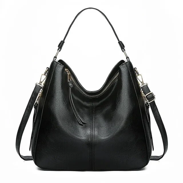 Elegante Ledertasche für Damen – klassische Lederhandtasche mit Abnehmbarem Schulterriemen - Image 2