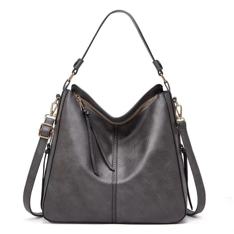 Elegante Ledertasche für Damen – klassische Lederhandtasche mit Abnehmbarem Schulterriemen - Image 4