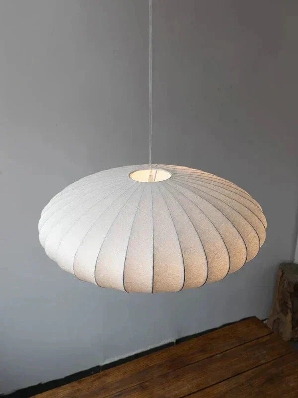 Elegante Pendelleuchte mit Seidenschirmen und Kristallakzenten – Hängelampe für Esstisch und Wohnzimmer, 30/40/50 cm - Image 2