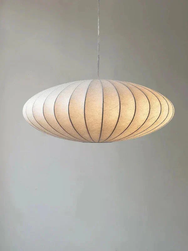 Elegante Pendelleuchte mit Seidenschirmen und Kristallakzenten – Hängelampe für Esstisch und Wohnzimmer, 30/40/50 cm - Image 5