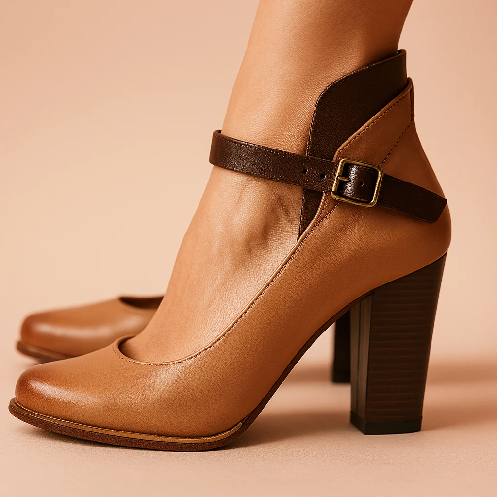 Elegante Pumps Mit Hohem Absatz Und Riemchen Für Damen - Stilvoller Komfort Für Den Alltag Und Besondere Anlässe - Image 3
