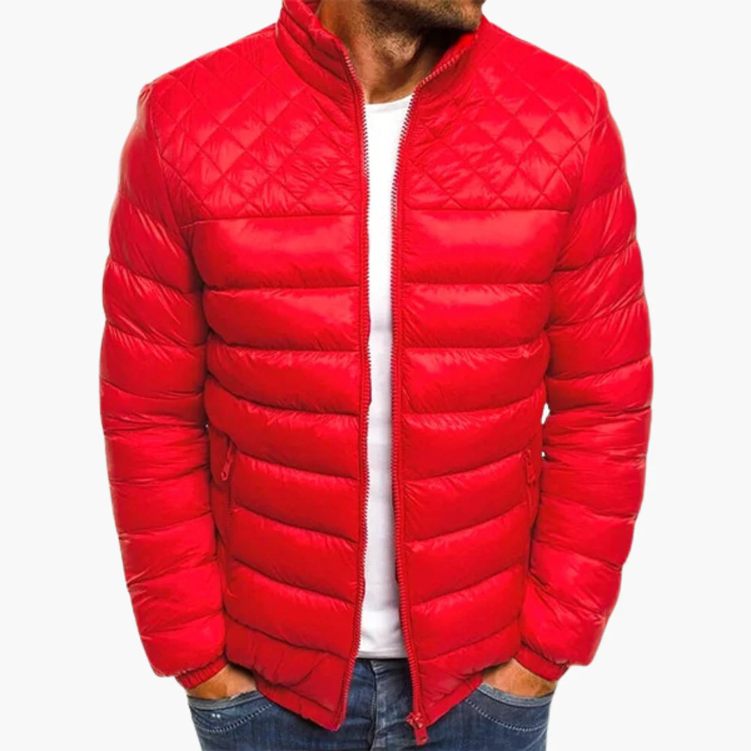 Elegante Steppjacke - Herren Winterjacke mit Reißverschluss - Image 3