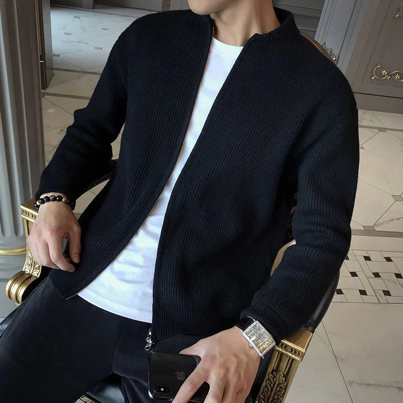 Elegante weiche Herren-Strickjacke | Warmer