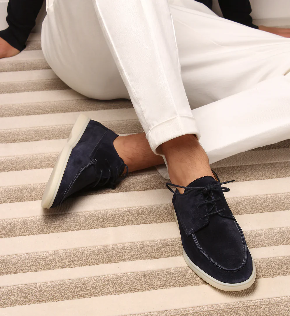 Elegante Wildleder-Schnürschuhe für Männer