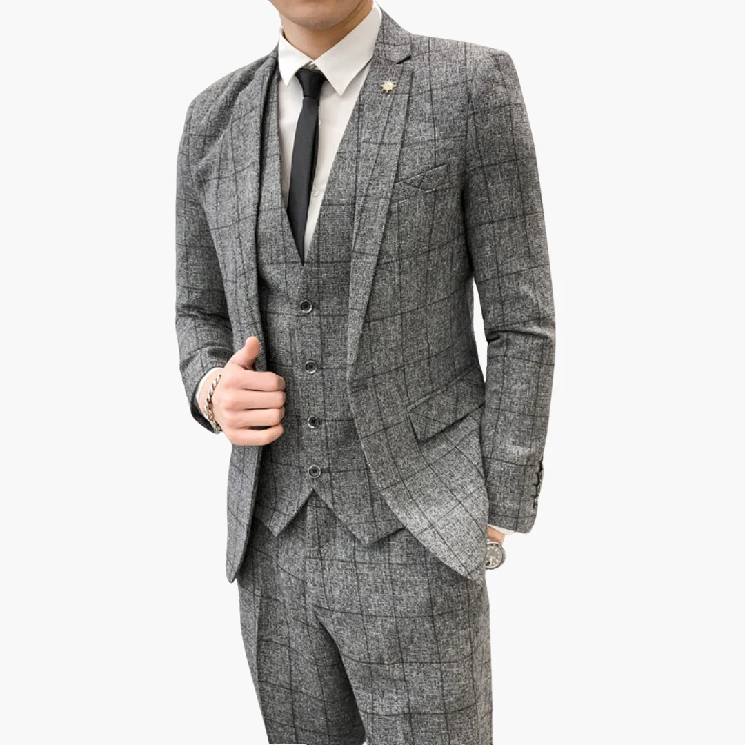 Eleganter Anzug - Herren 3-teilig für Hochzeit & Events - Image 3