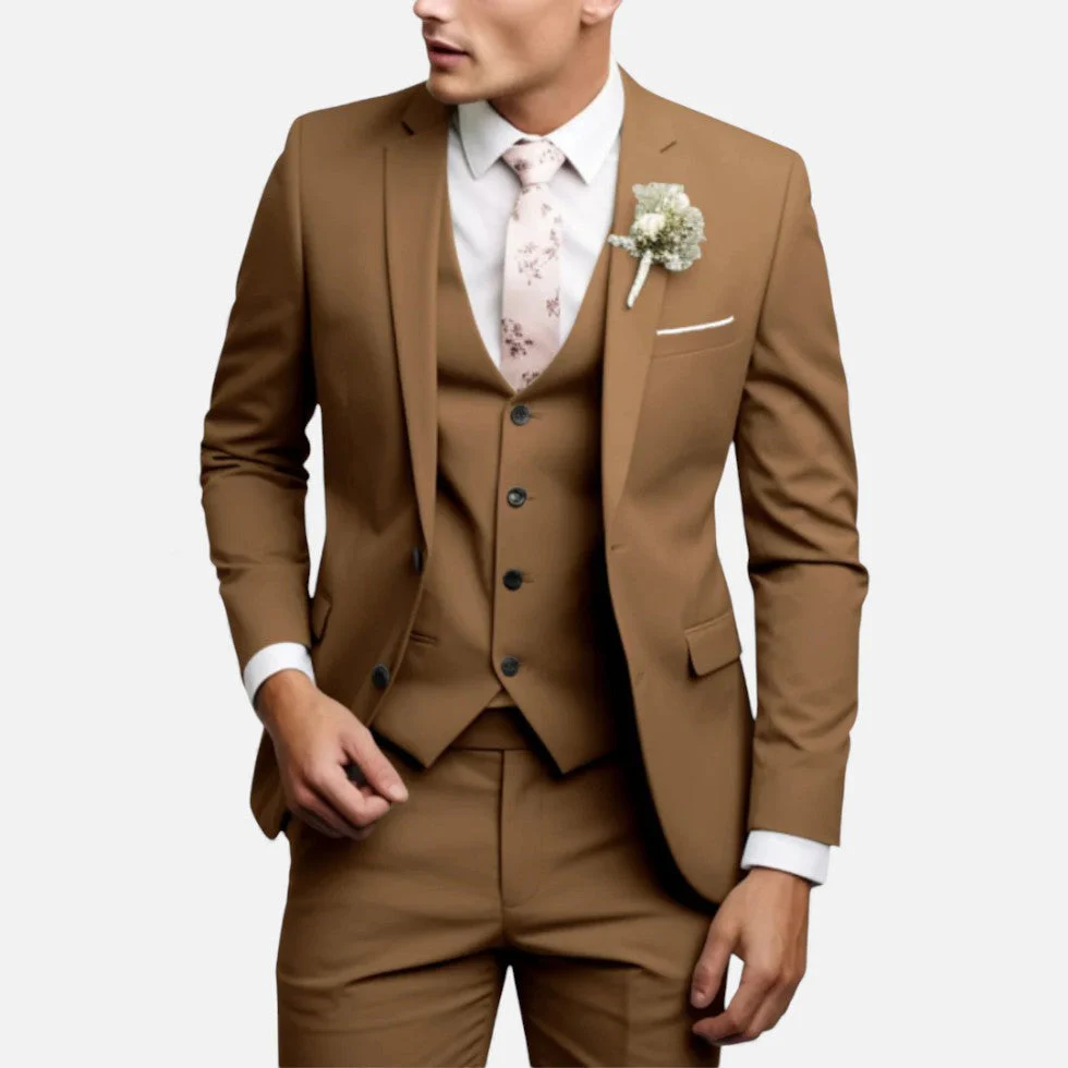 Eleganter Anzug mit Weste für Herren - Image 6