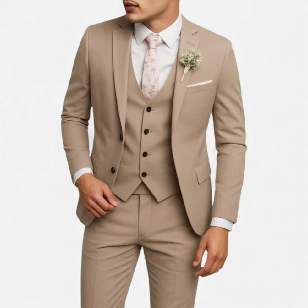 Eleganter Anzug mit Weste für Herren - Image 7