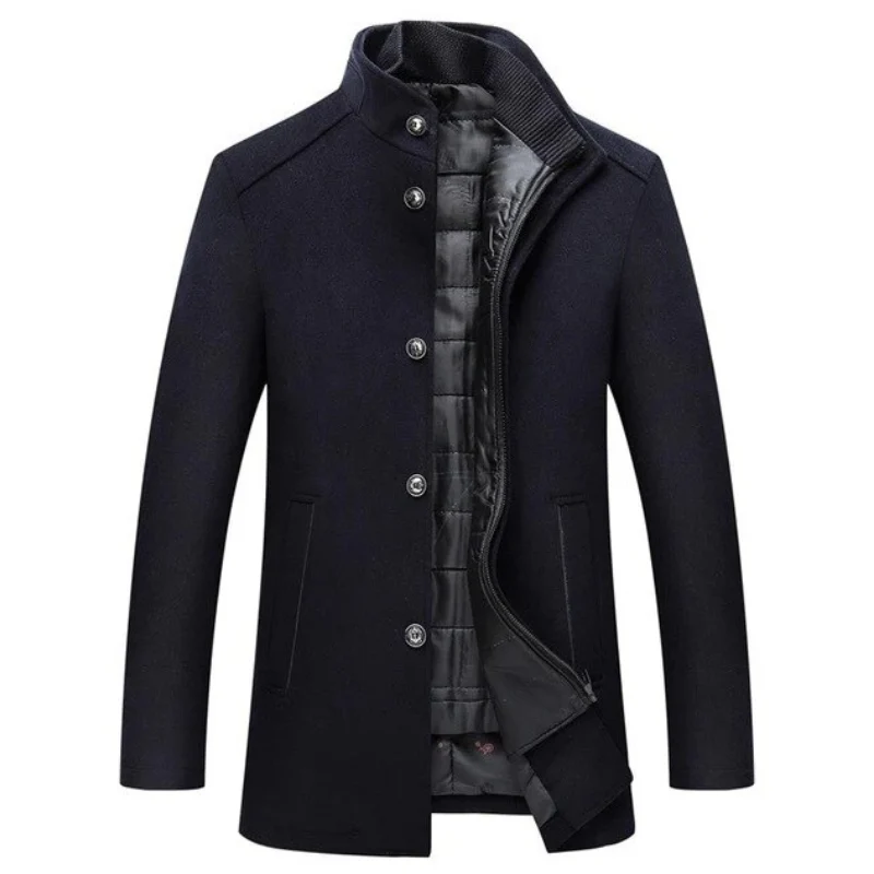Eleganter Business-Mantel für Herren | Warme