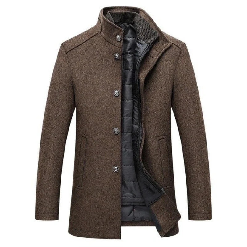 Eleganter Business-Mantel für Herren | Warme - Image 3
