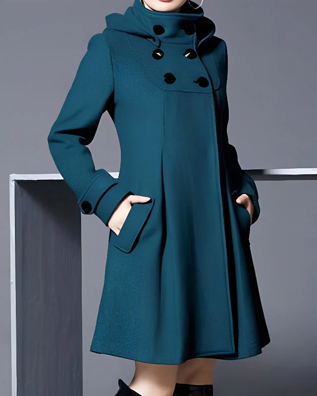 Eleganter Damen-Wintermantel mit Seitentaschen – stilvoller Schnitt für jeden Anlass - Image 4