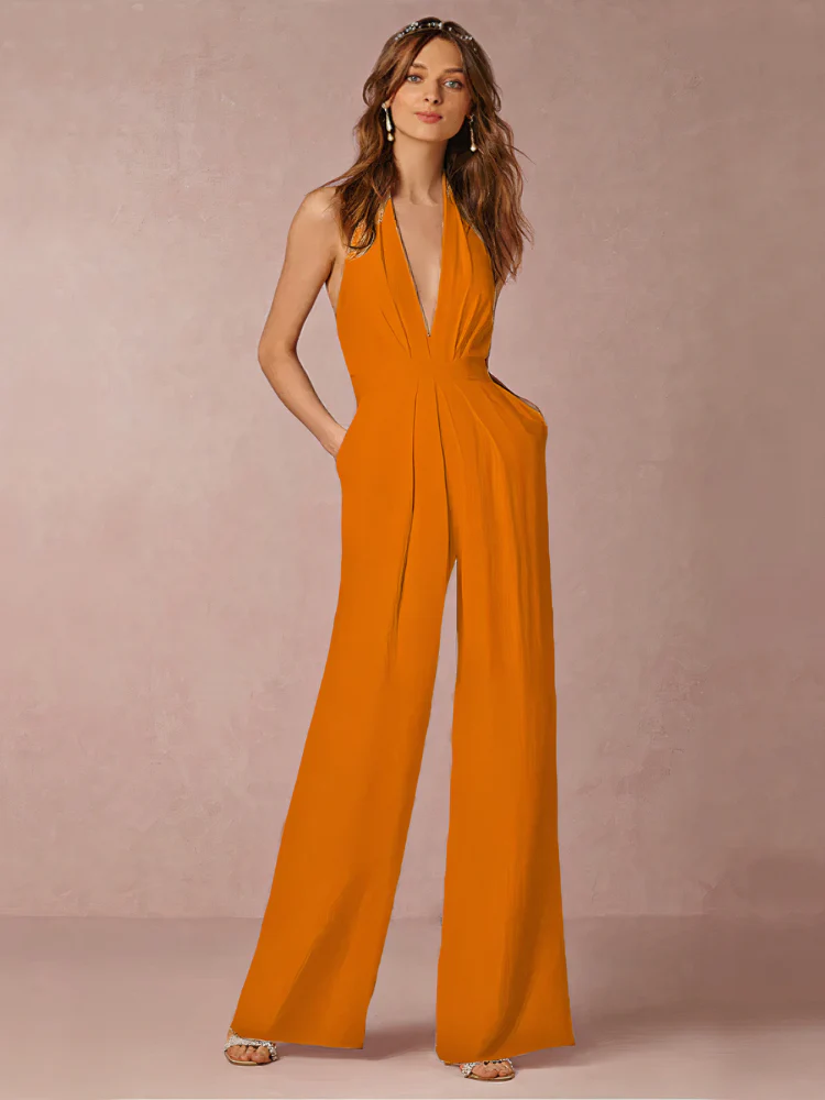 Eleganter Halter-Jumpsuit für Damen | Hochzeitsgäste - Image 6