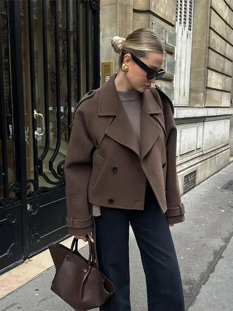 Eleganter Herbstmantel für Damen | Kurz