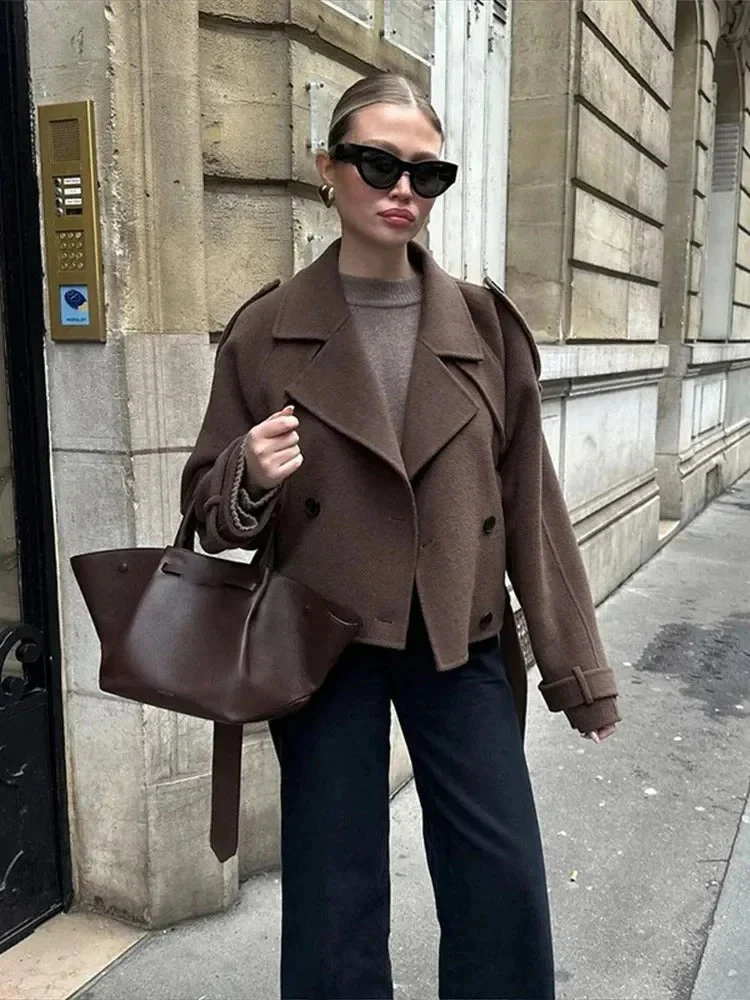 Eleganter Herbstmantel für Damen | Kurz - Image 2