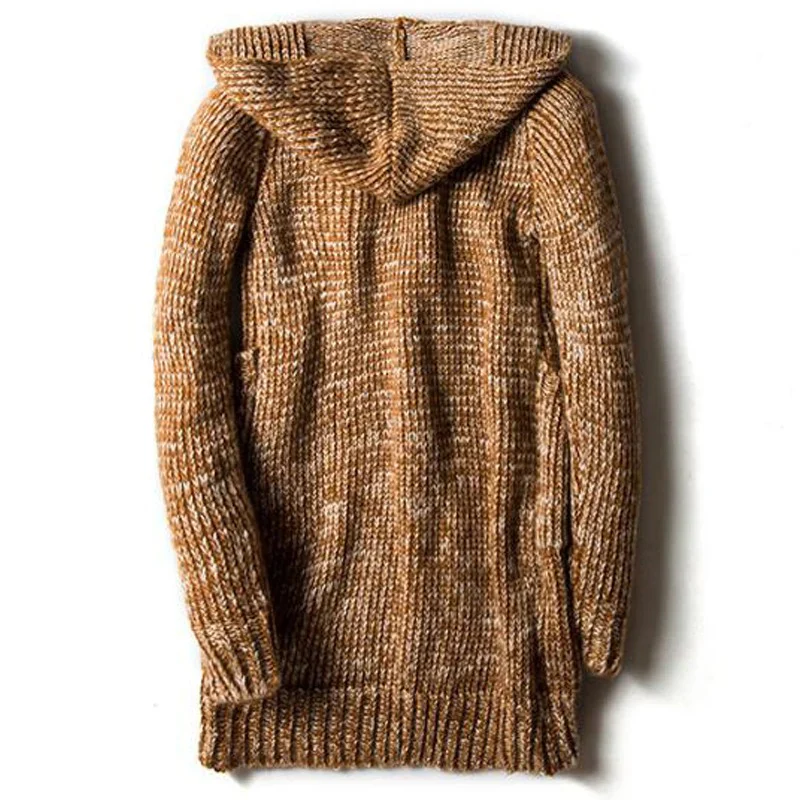 Eleganter Herren-Strickjacke mit Kapuze | Strick - Image 2