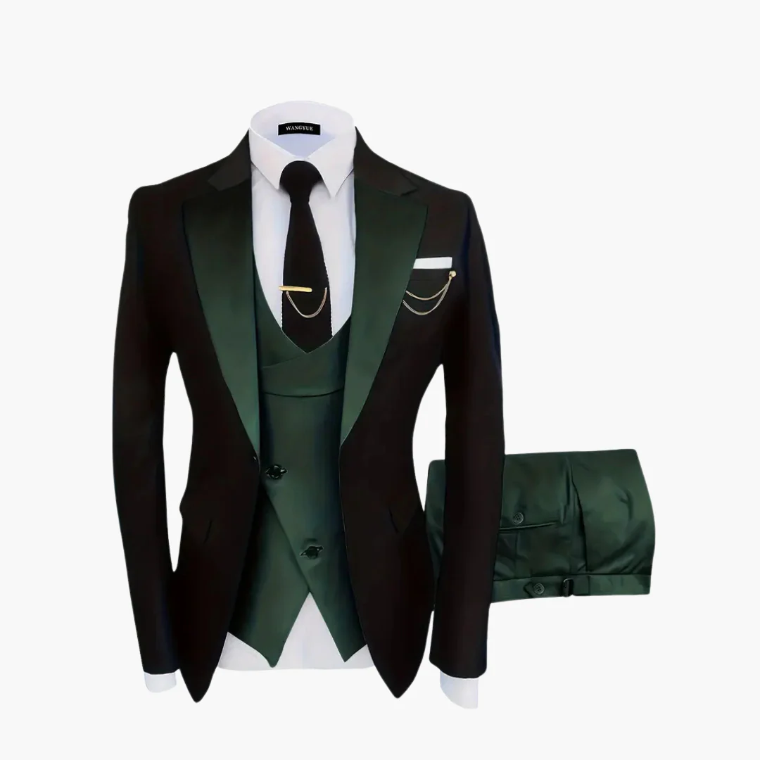 Eleganter Hochzeitsanzug - Herren 3-teilig für festliche Gäste - Image 3
