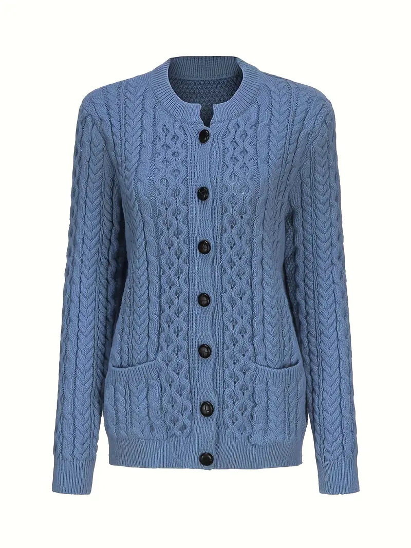ELEGANTER KABELSTRICK-CARDIGAN | STILVOLL, KOMFORTABEL, VIELSEITIG