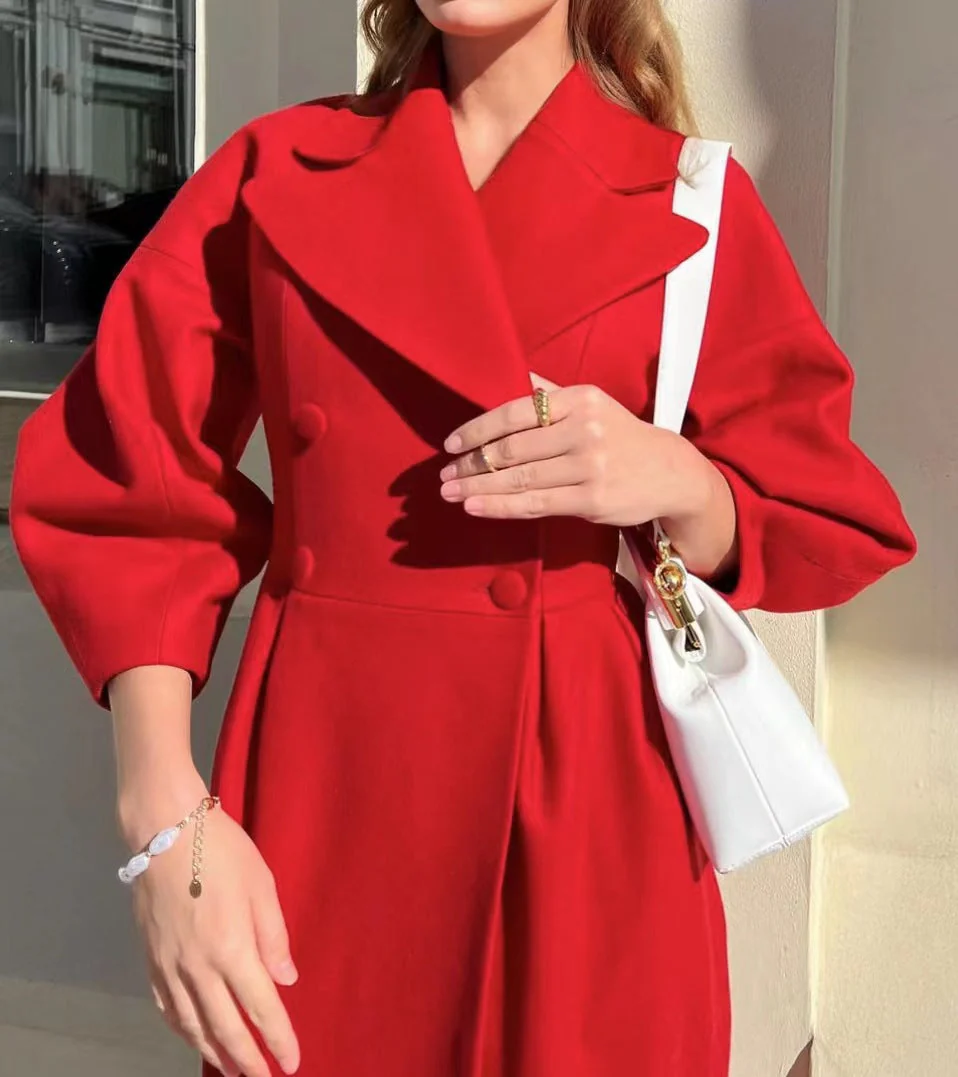 Eleganter Langer Trenchcoat für Damen | Reverskragen - Image 5