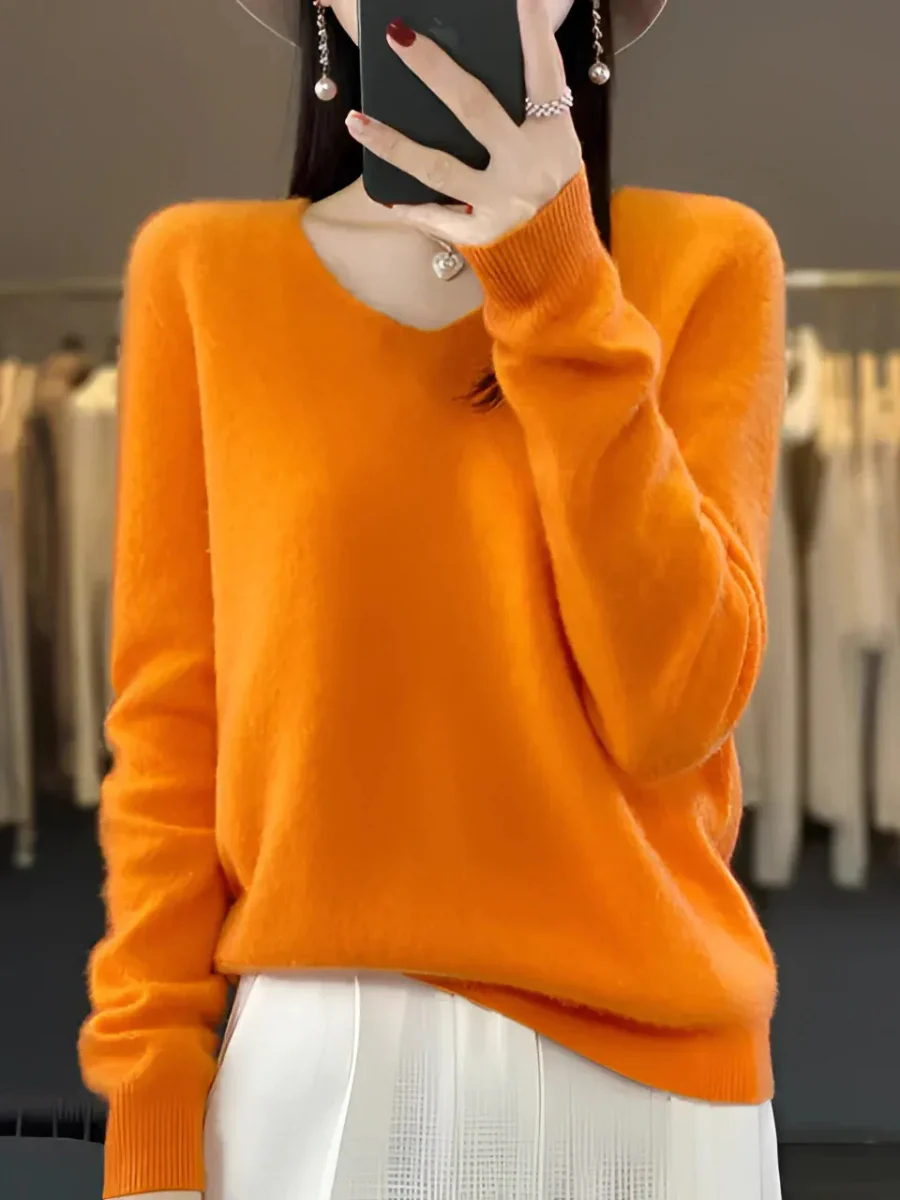 Eleganter Luxus-Pullover für Damen | Warmer - Image 4