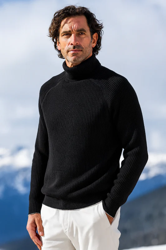 Eleganter Pullover für Herren, Rollkragen und vielseitig – Herrenpullover für Herbst und Winter - Image 4