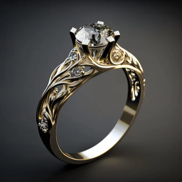 Eleganter Ring mit exotischen Zirkonias