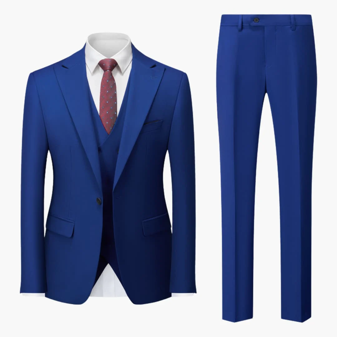 Eleganter Slim Fit Anzug - Herren 3-teilig für Business - Image 4
