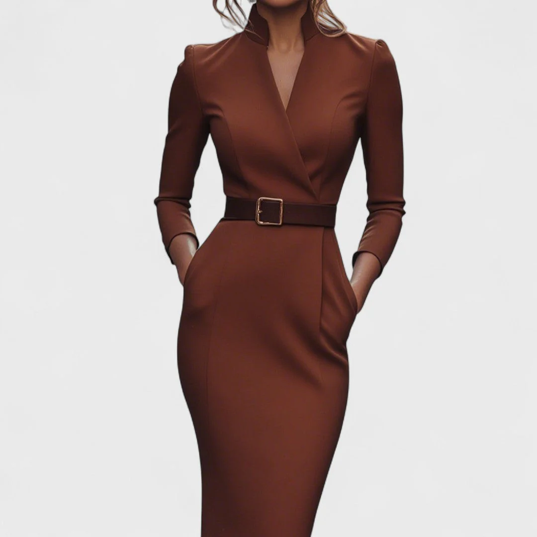 Elegantes Bleistiftkleid mit Gürtel - Image 14