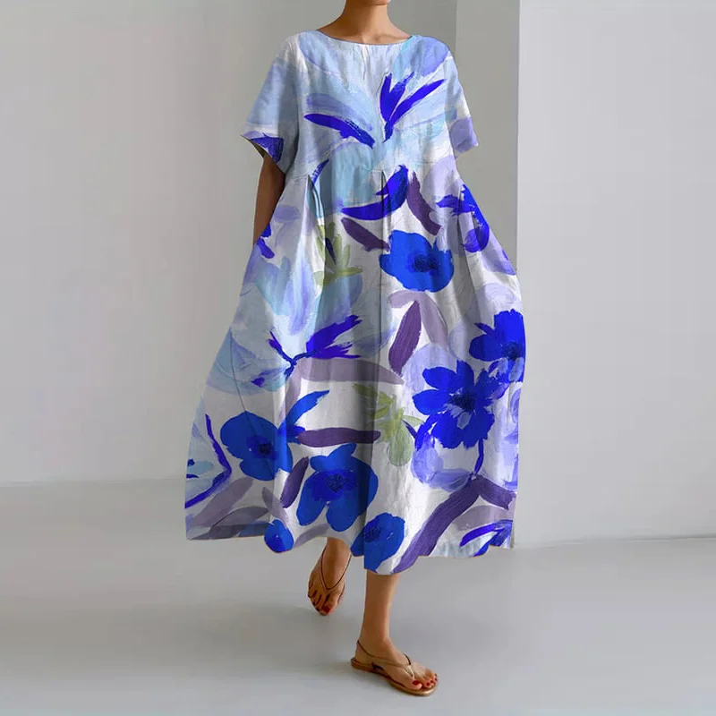 Elegantes Blumen Kleid - Image 2