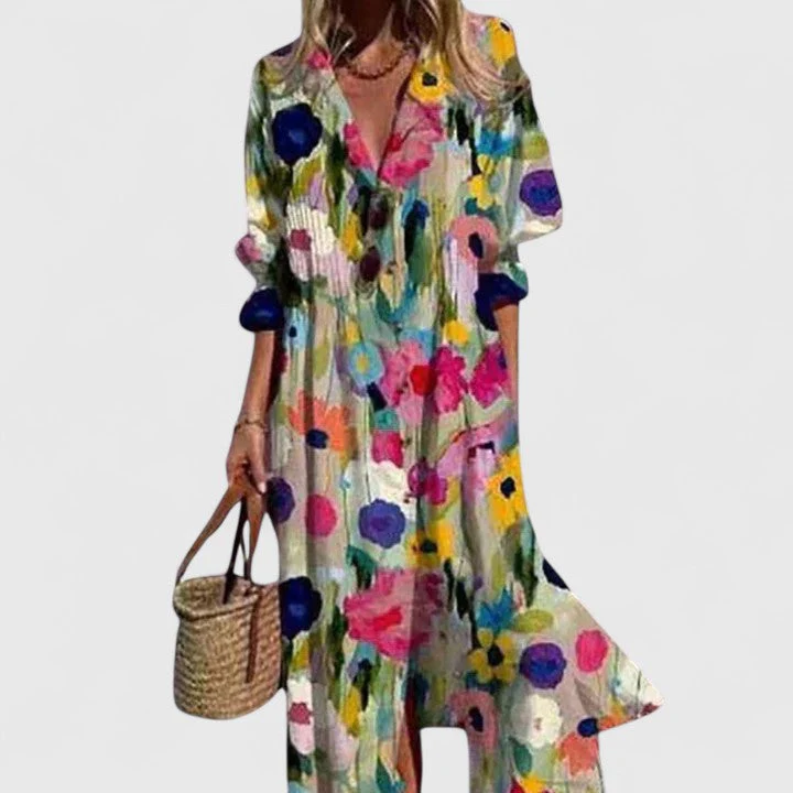 Elegantes Boho-Kleid für Frauen – Sommerliches Maxi-Kleid für jeden Anlass - Image 6