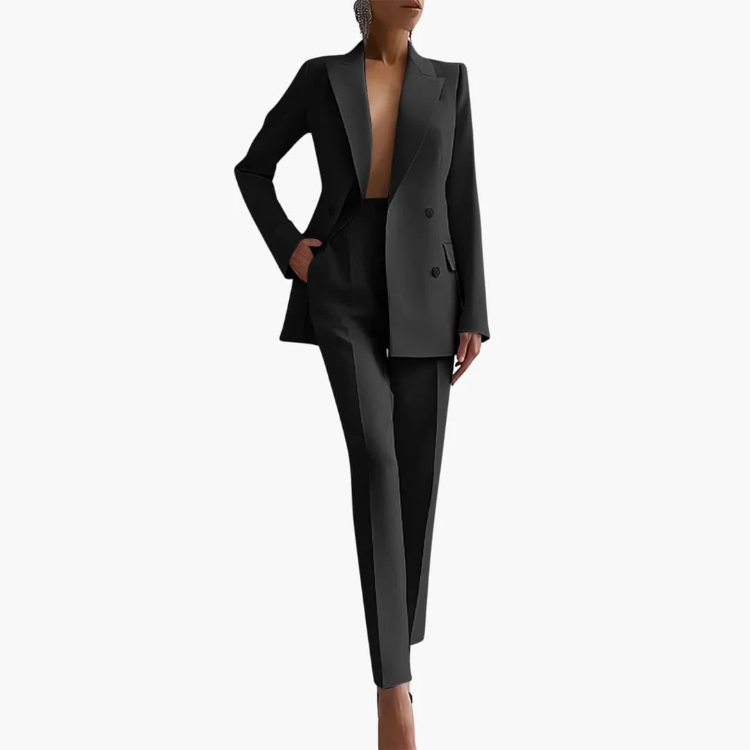 Elegantes Damen Blazer-Ensemble - Taillierter Schnitt mit Hose - Image 2