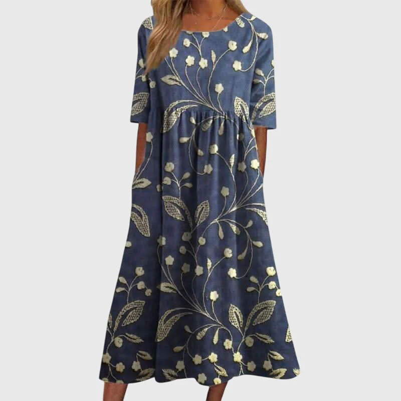 Elegantes Damenkleid für jeden Anlass – Fließende Silhouette und zeitloser Stil