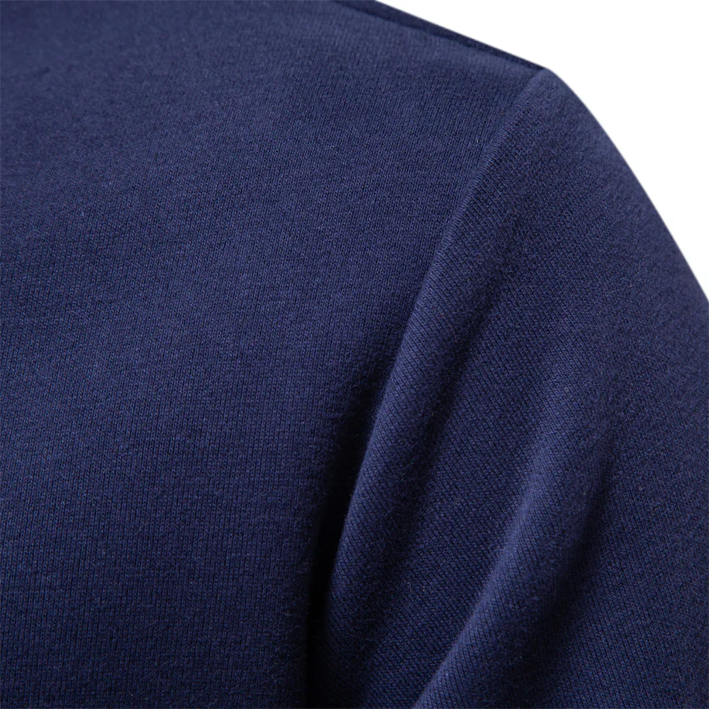 Elegantes herren langarm polo shirt mit klassischem kragen - Image 3