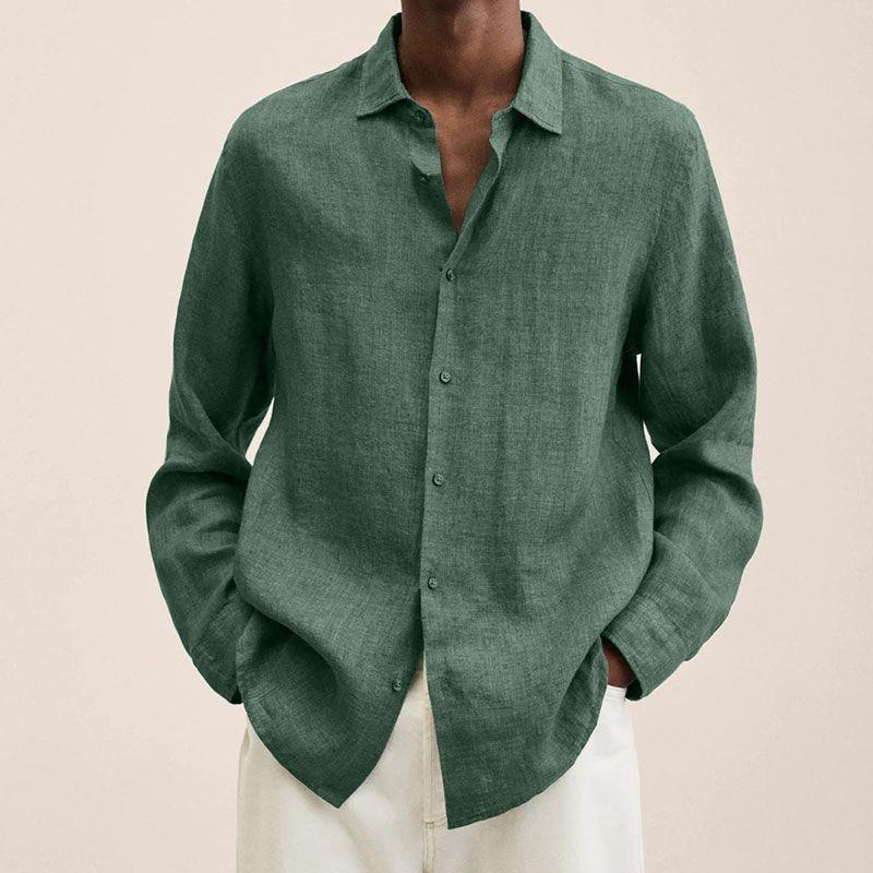 Elegantes herren leinenhemd- leichtigkeit trifft vielseitigkeit - Image 12