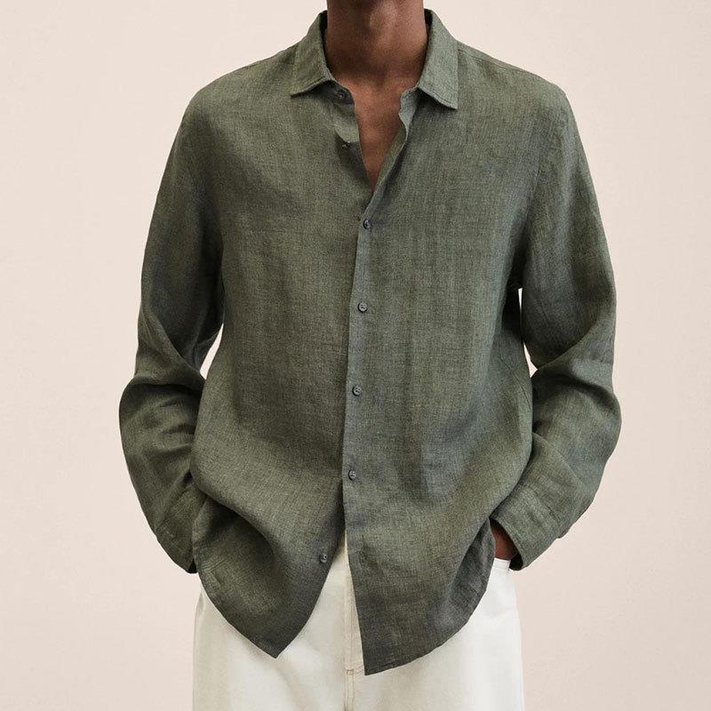 Elegantes herren leinenhemd- leichtigkeit trifft vielseitigkeit - Image 6