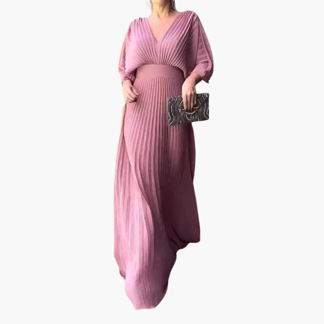 Elegantes Kleid – Damen Hochzeitsgastkleid in Maxilänge - Image 2