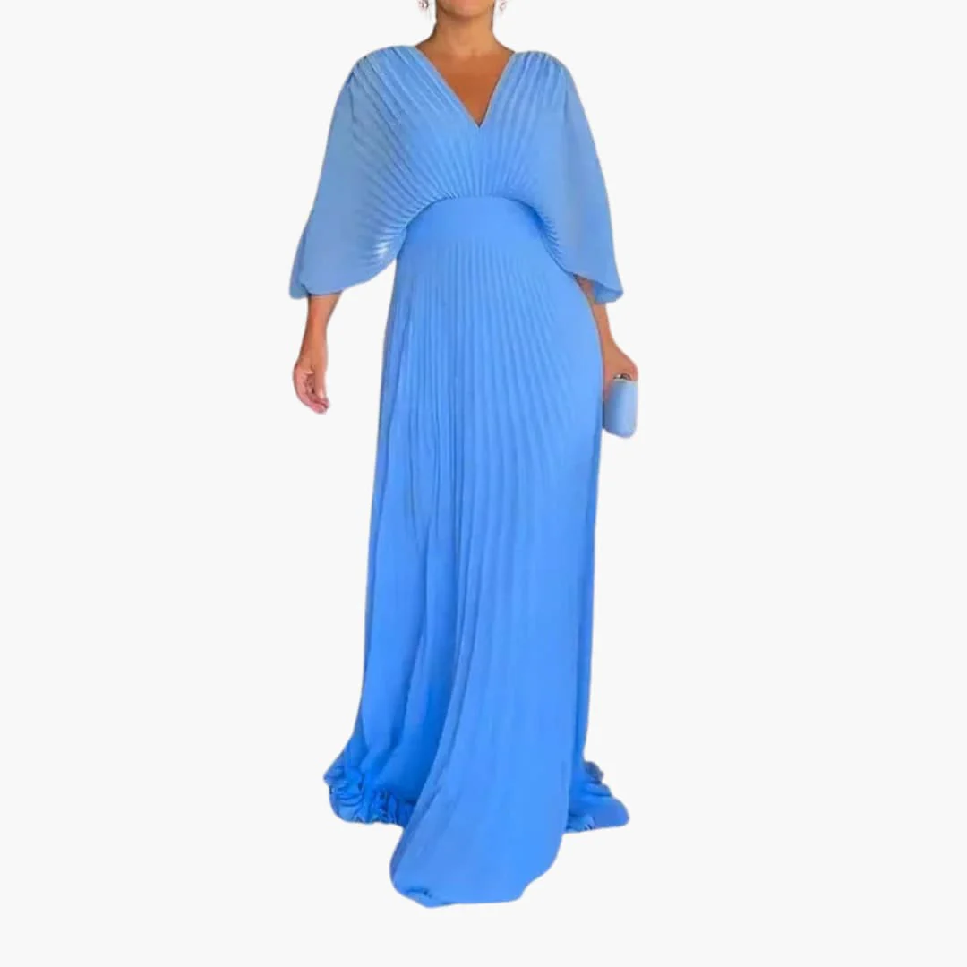 Elegantes Kleid – Damen Hochzeitsgastkleid in Maxilänge - Image 3