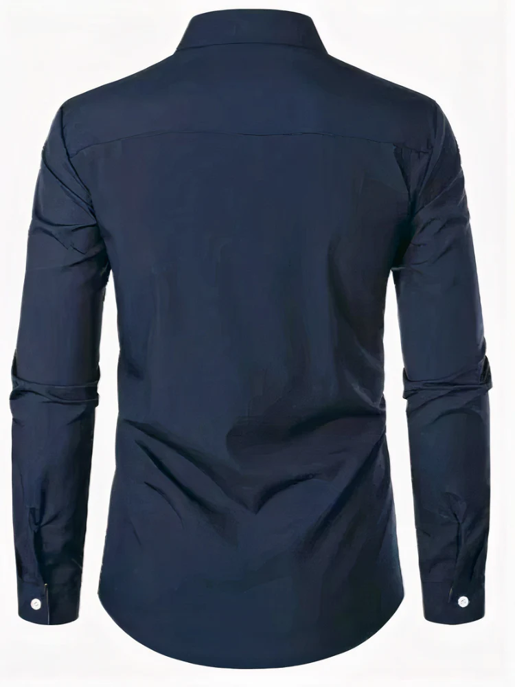Elegantes Langarmhemd für Herren | Langarm - Image 3