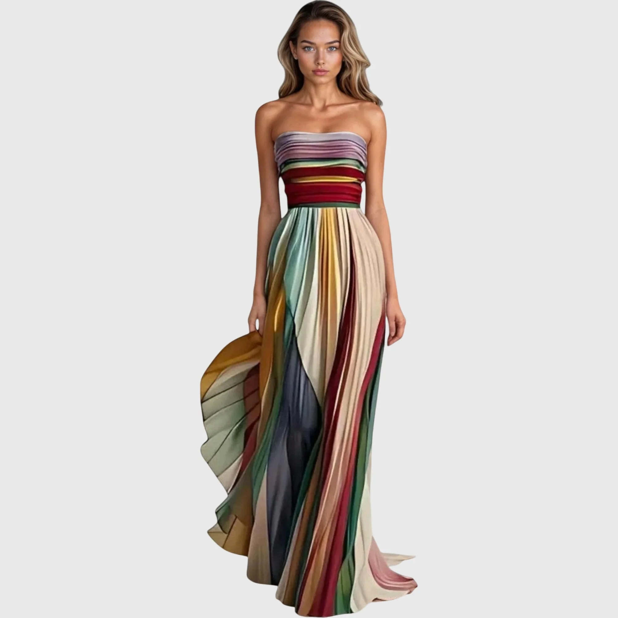 Elegantes langes Kleid für Frauen – Boho-Stil für den Sommer - Image 2