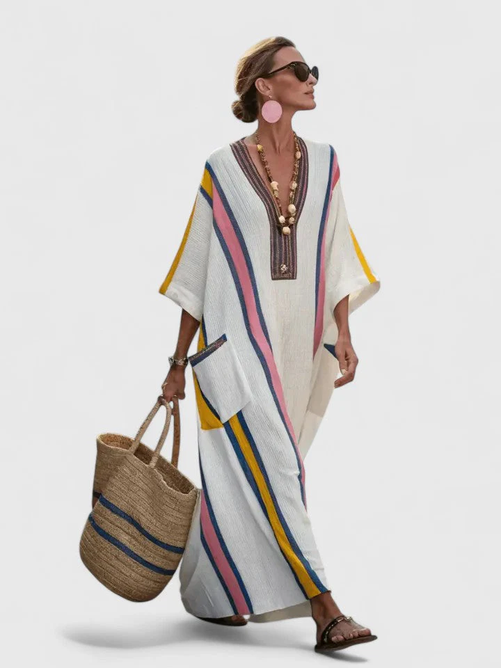 Elegantes Maxikleid für Frauen – Sommerkleid im Boho-Stil - Image 4