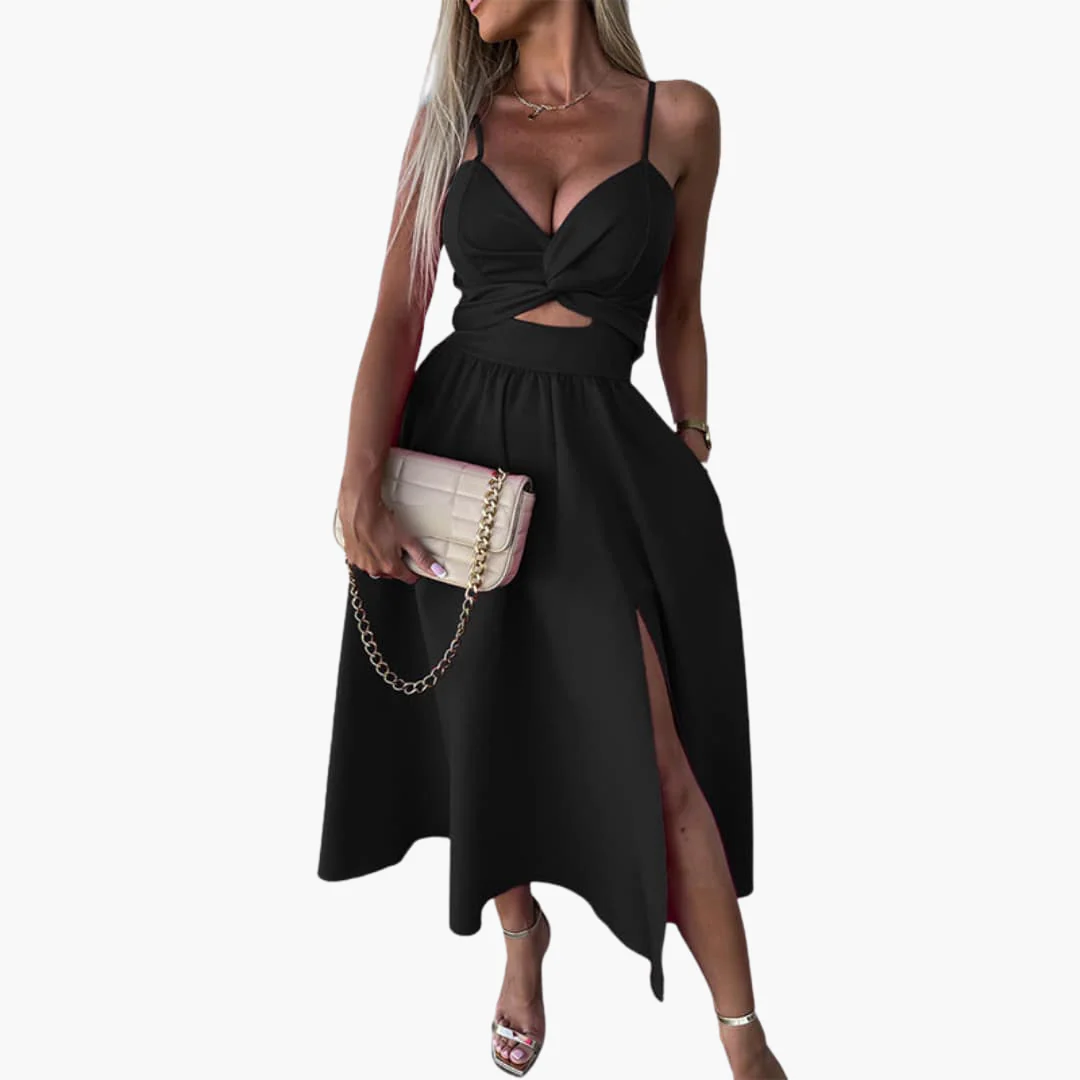 Elegantes Midikleid für Damen – Sommerkleid mit Trägern - Image 6