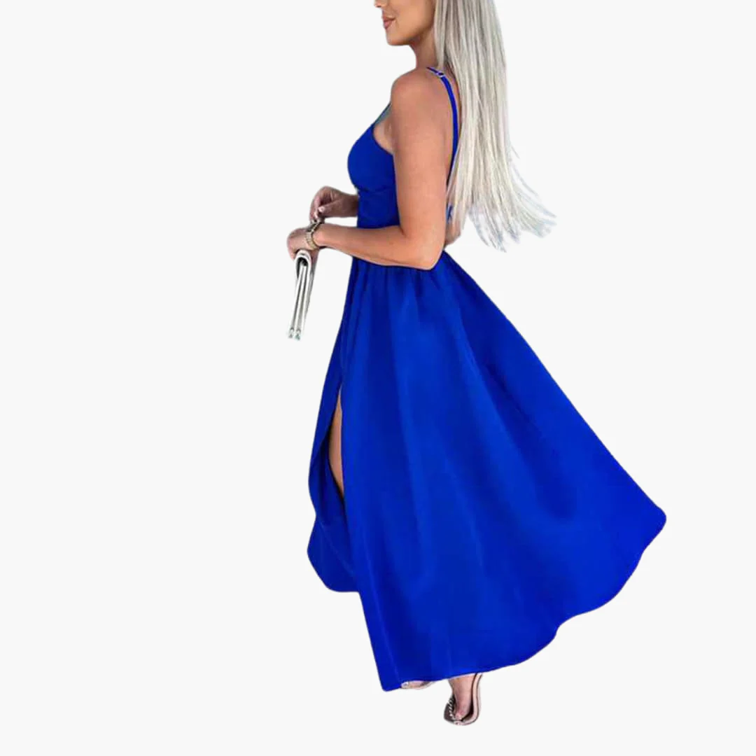 Elegantes Midikleid für Damen – Sommerkleid mit Trägern - Image 7
